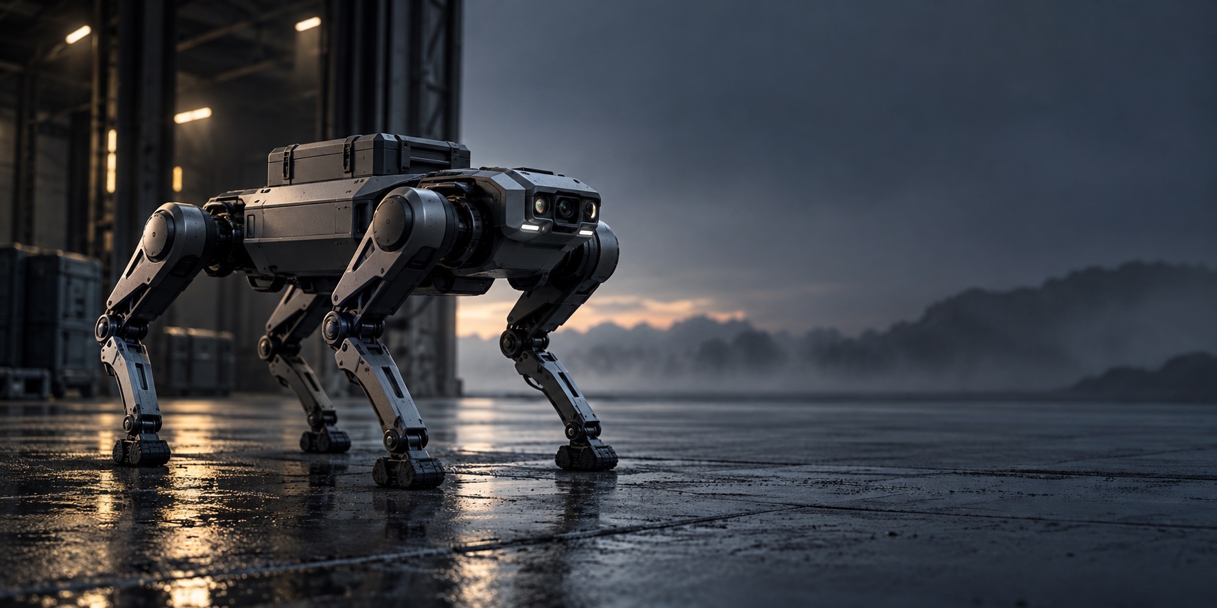 Four-legged ground robot